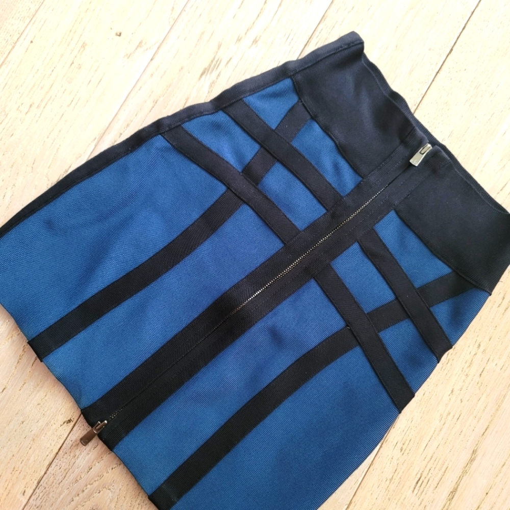 Herve Leger mini skirt
